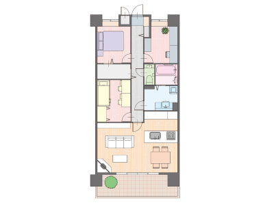 引っ越し後の間取り計画